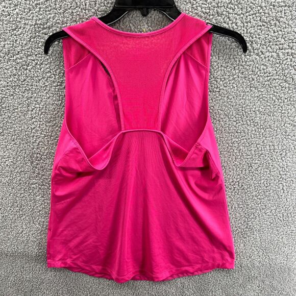 Vineyard Vines Women’s Performance Tank Pink Mesh Back Detail Size Medium M - Picture 6 of 11